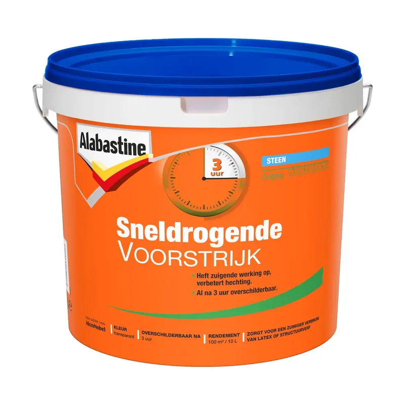 Pot Alabastine Voorstrijk Primer - Muur en Plafond - Transparant - 1L