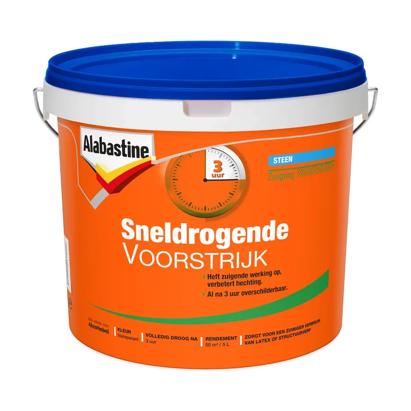 Pot Alabastine Voorstrijk Primer - Muur en Plafond - Transparant - 5L