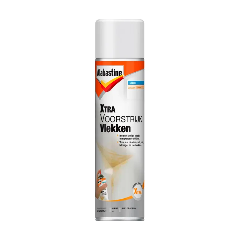 Pot Alabastine Xtra Voorstrijk Primer - Muur en Plafond - Wit - 500ml