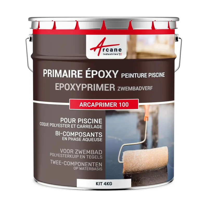 Pot Arcane Industries - Epoxy Primer Voor Polyester Zwembadschalen En Tegels - 4 Kg Tot 20 M²