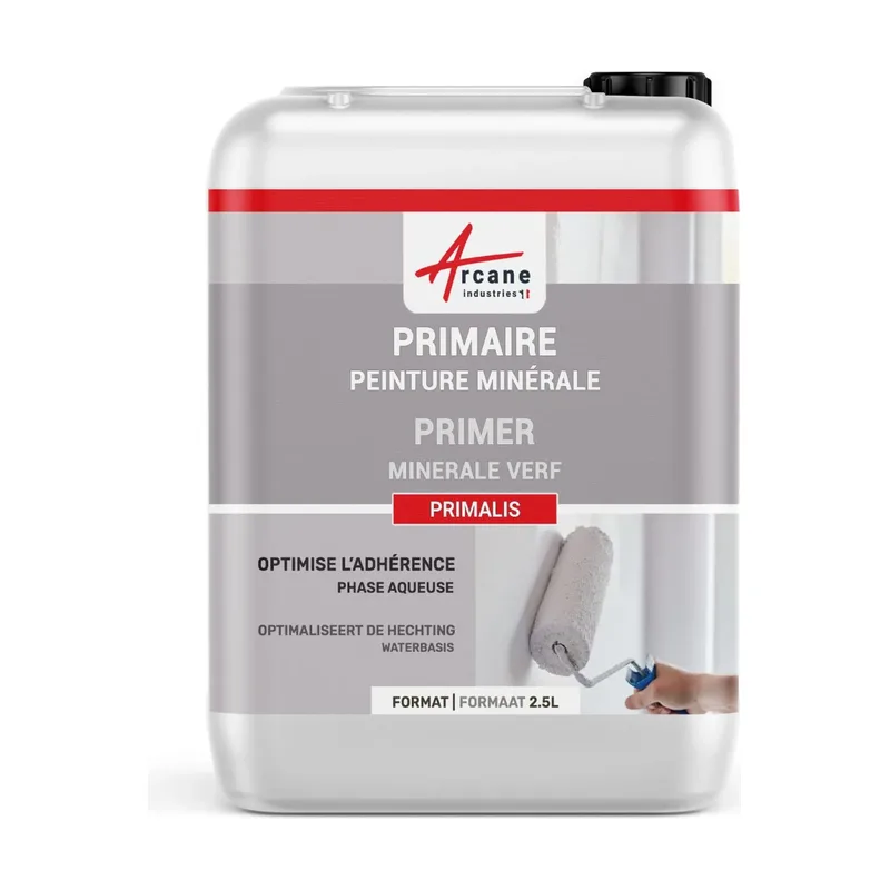 Pot Arcane Industries - Grondlaag, Primer Voor Klei- En Kalkverf & Bepleistering & Stucco - 2,5 L