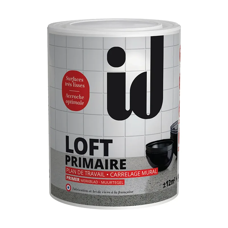 Pot Decor Primer Loft - Wit - Werkblad & Muurtegel - Mat - 1L
