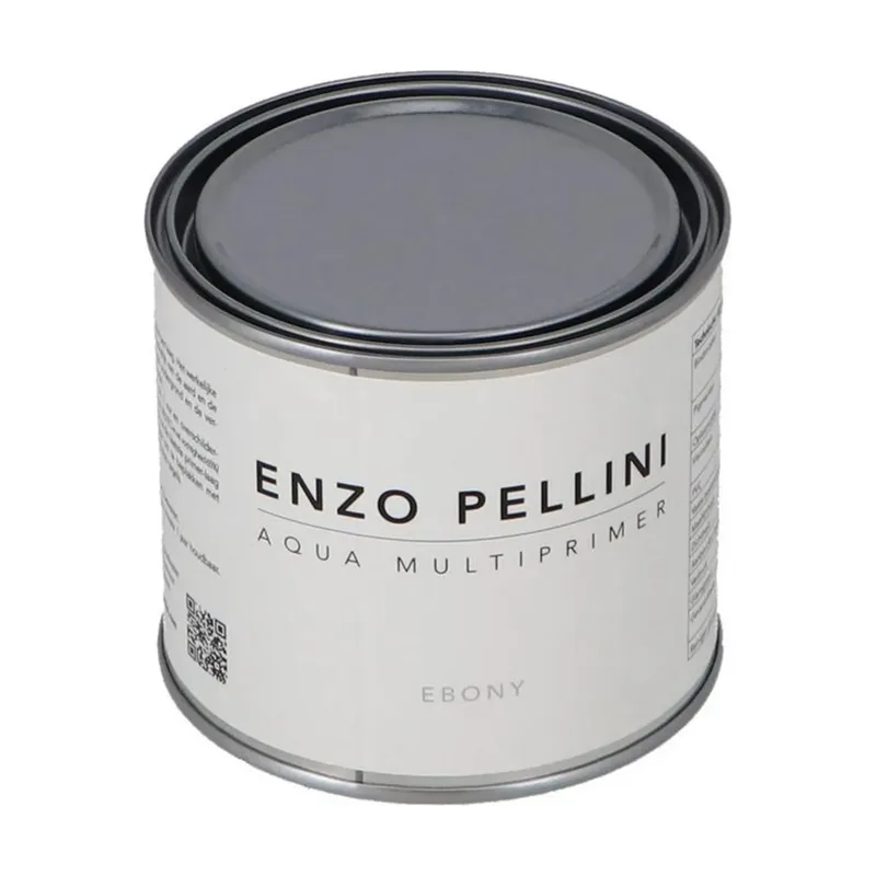 Pot Enzo Pellini primer voor leren wandtegel Ebony 0,5L