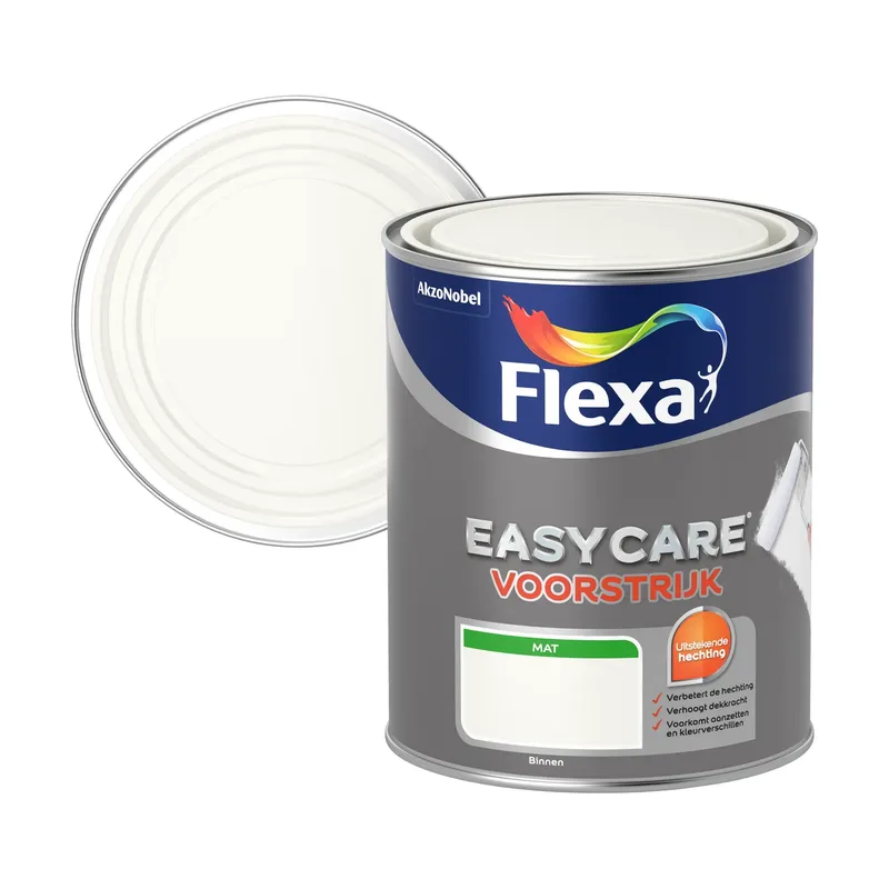 Pot Flexa Easycare Primer - Muur en Plafond - Wit - 1L