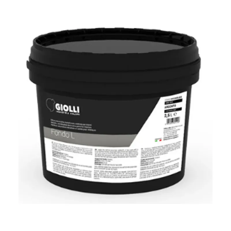Pot GIOLLI - Primer/Grondlaag - Voor Decoratieve Binnenverven - Fondo L - Wit - 2,5 L