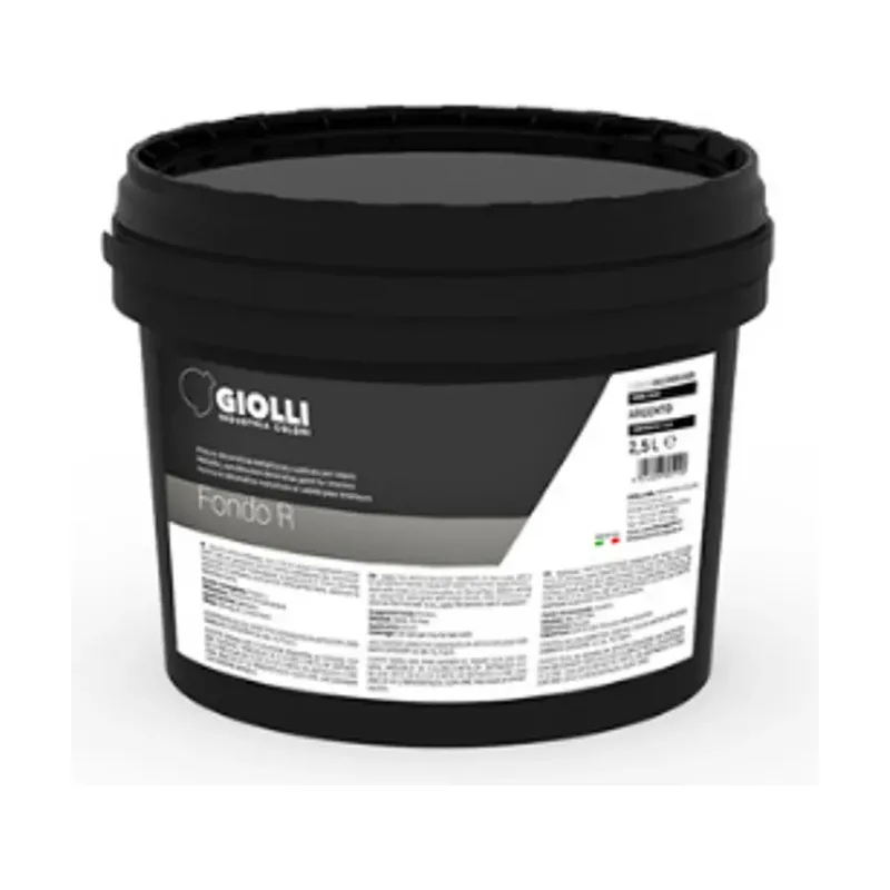 Pot GIOLLI - Structuur Primer - Voor Decoratieve Binnenverven - Fondo R - Wit - 2,5 L