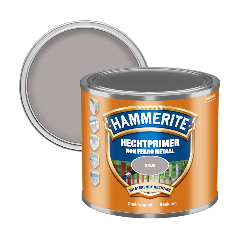 Pot Hammerite grondverf Metalen Hechtprimer grijs 500ml