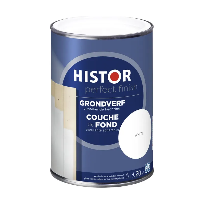 Pot Histor Perfect Finish grondverf wit 1,25L