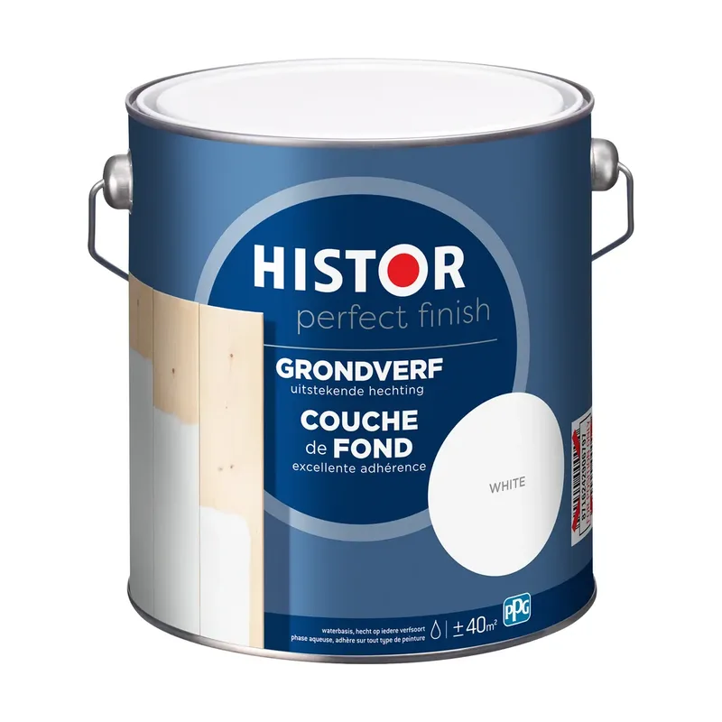 Pot Histor Perfect Finish grondverf wit 2,5L