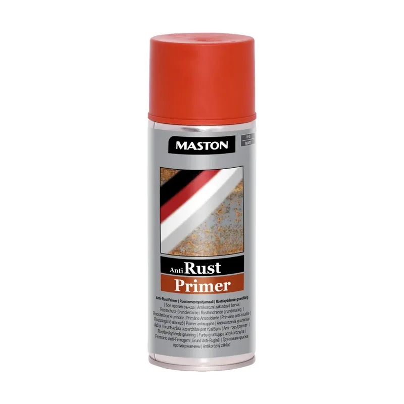 Pot Maston Anti-roest Primer - Rood - Spuitverf - 400 Ml - Spuitbus Verf