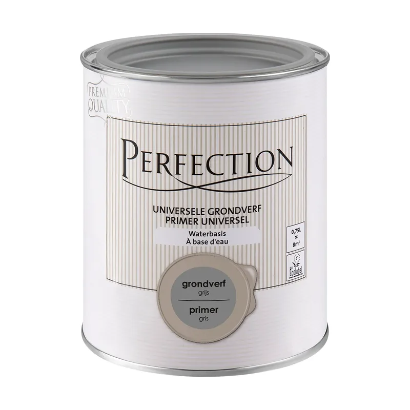 Pot Perfection universele grondverf mat grijs 750ml