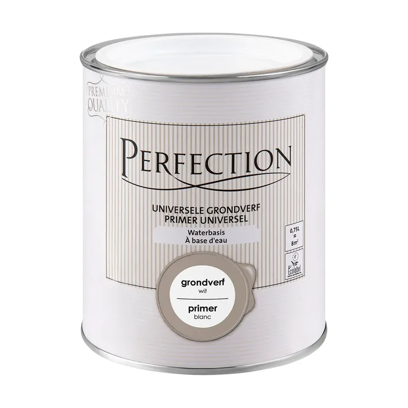 Pot Perfection universele grondverf mat wit 750ml
