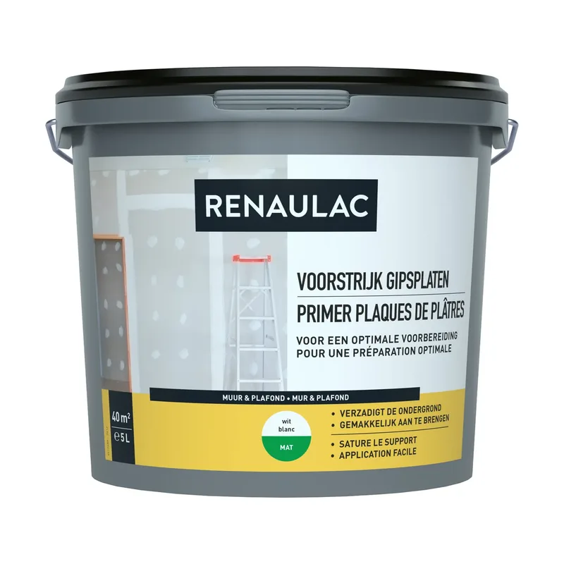 Pot Renaulac Primer - Muur en Plafond - Wit - 5L
