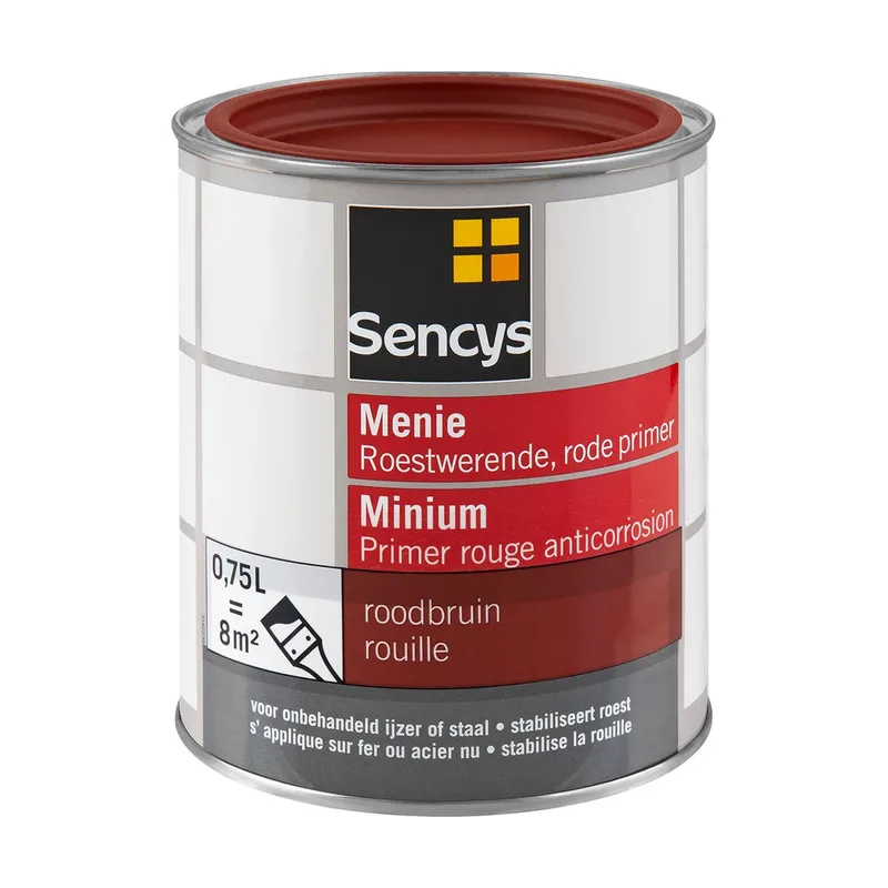 Pot Sencys menie roestwerende rode primer 750ml