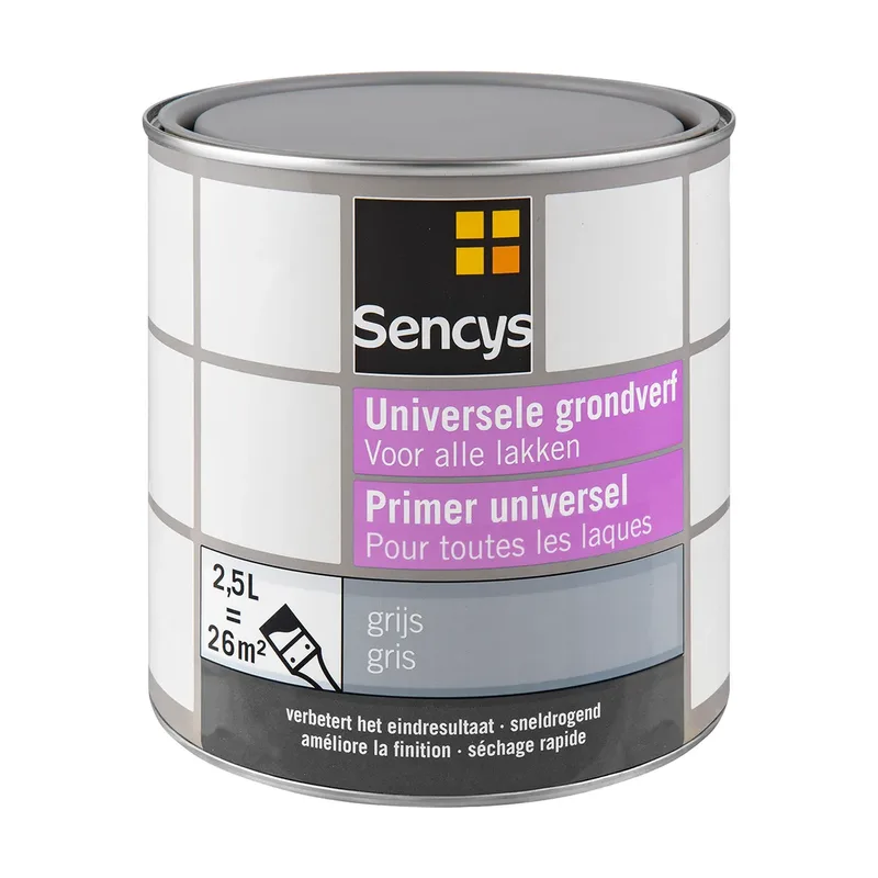 Pot Sencys universele grondverf grijs 2,5L