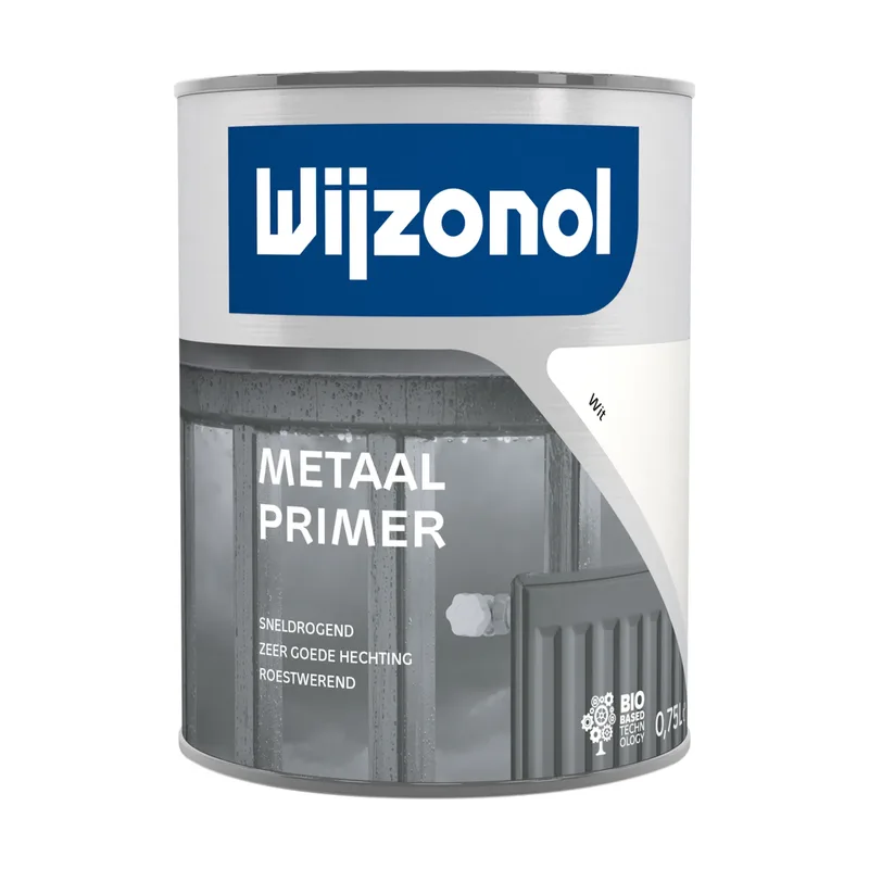 Pot Wijzonol metaal primer wit 750ml