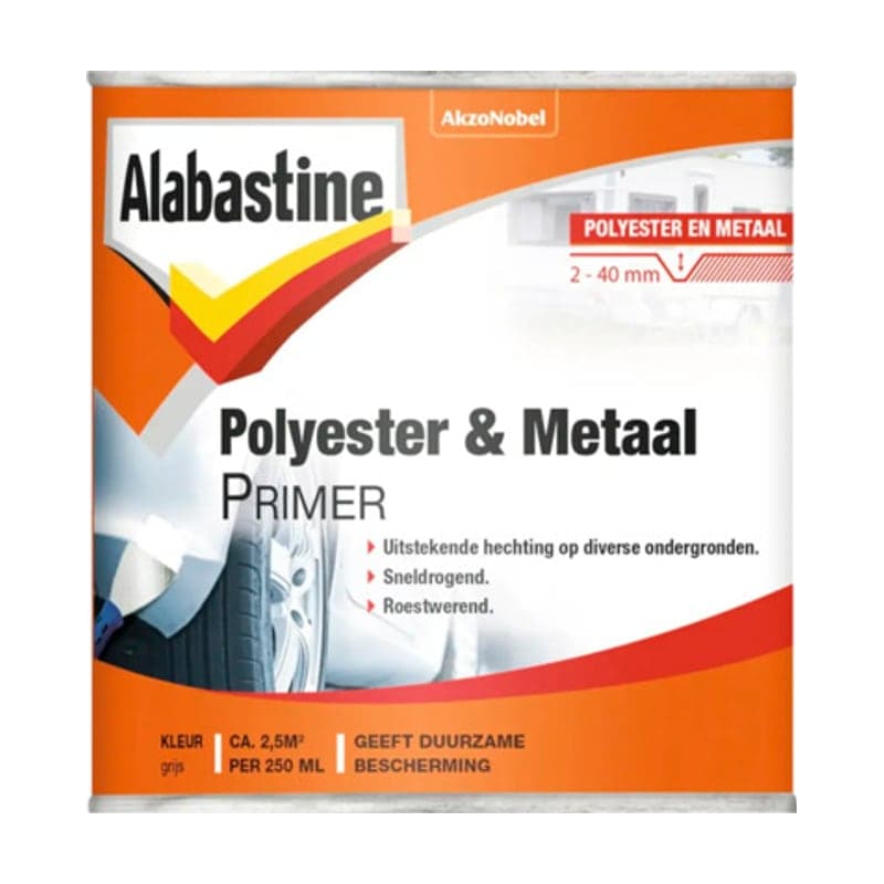 Pot Alabastine Polyester & Metaal Primer